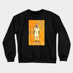 Continuous Lines Crewneck Sweatshirt